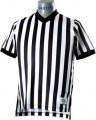 SALE ITEM!!! Mesh Black and White Striped V-Neck Basketball and Wrestling Referee Shirt