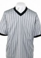Grey V-Neck Basketball and Wrestling Referee Shirt