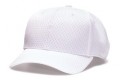 Mesh Football Referee Cap-Solid White